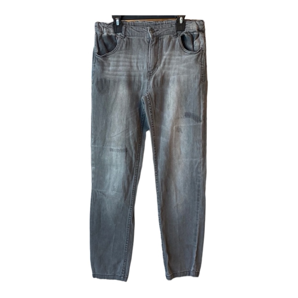 Art Class Distressed Gray Jeans Boys Teens Size 16 Adjustable Waist